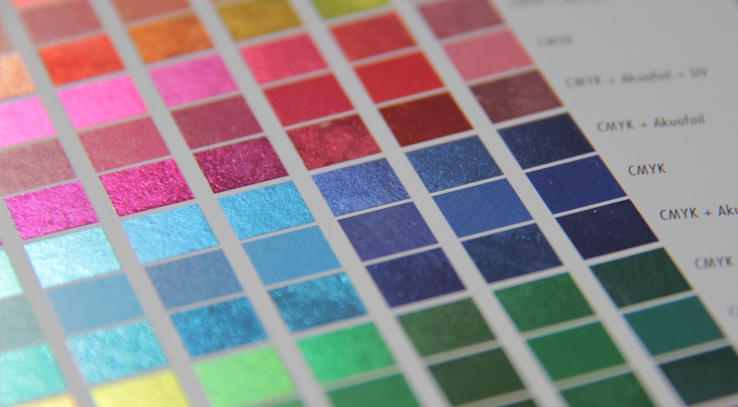 colored metallic business card printing